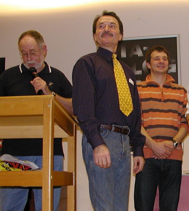 Volkslaufwart Bernhard und Team freuen sich auf mehr PSB-Frauenbeteiligung 2008