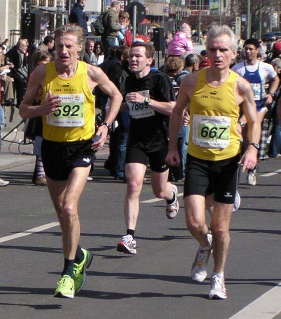 Gelbes Duo: Manfred Kretschmer und Günter Lewanzik
© Bernhard Becker