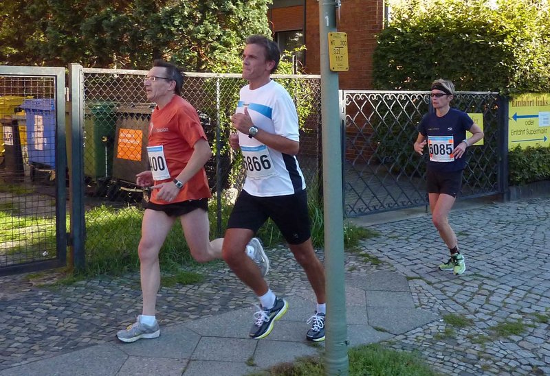 Jutta bei km 16