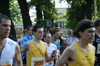 31. Berliner Straßenlauf - Carsten und Patrik beim Start