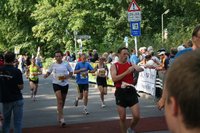 31. Berliner Straßenlauf - Heike beim Zieleinlauf