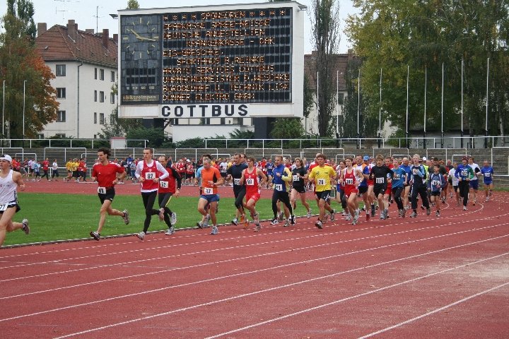 Startrunde im Stadion