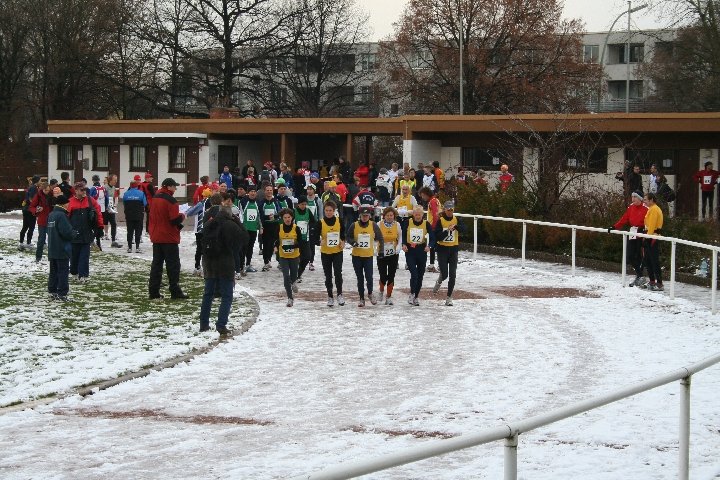 Teamhalbmarathon Britzer Garten 25. November 2007