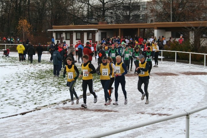 Teamhalbmarathon Britzer Garten 25. November 2007