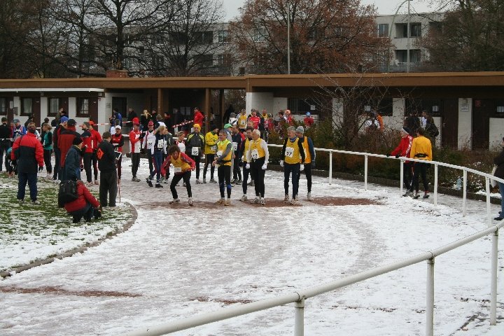 Teamhalbmarathon Britzer Garten 25. November 2007