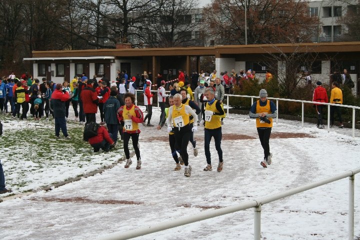 Teamhalbmarathon Britzer Garten 25. November 2007