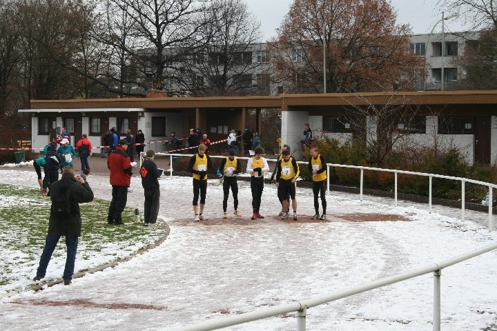 Teamhalbmarathon Britzer Garten 25. November 2007