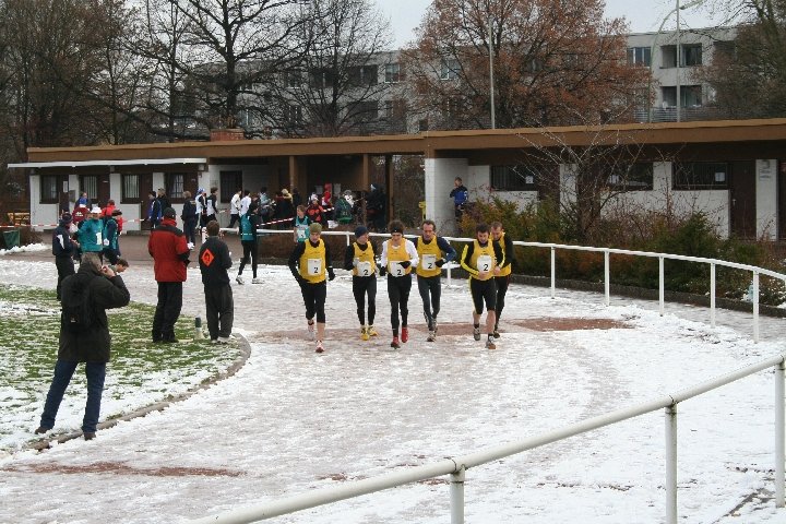 Teamhalbmarathon Britzer Garten 25. November 2007