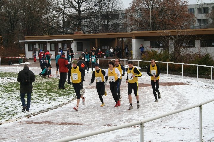 Teamhalbmarathon Britzer Garten 25. November 2007