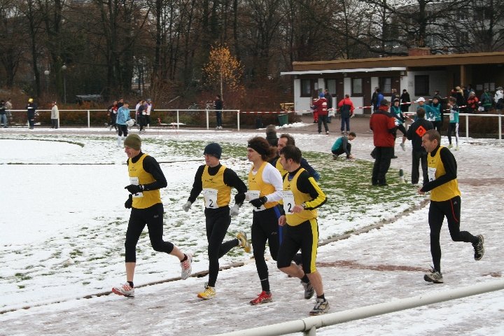 Teamhalbmarathon Britzer Garten 25. November 2007