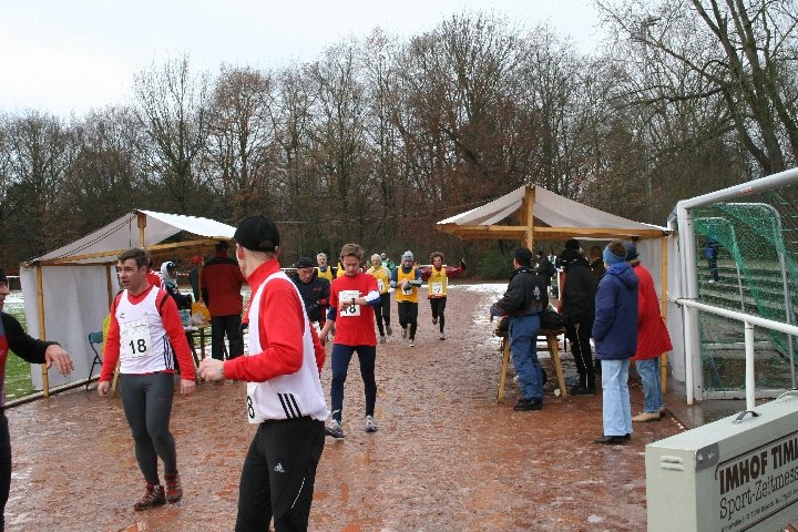 Teamhalbmarathon Britzer Garten 25. November 2007