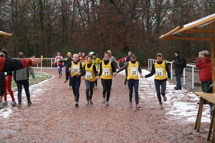 Teamhalbmarathon Britzer Garten 25. November 2007