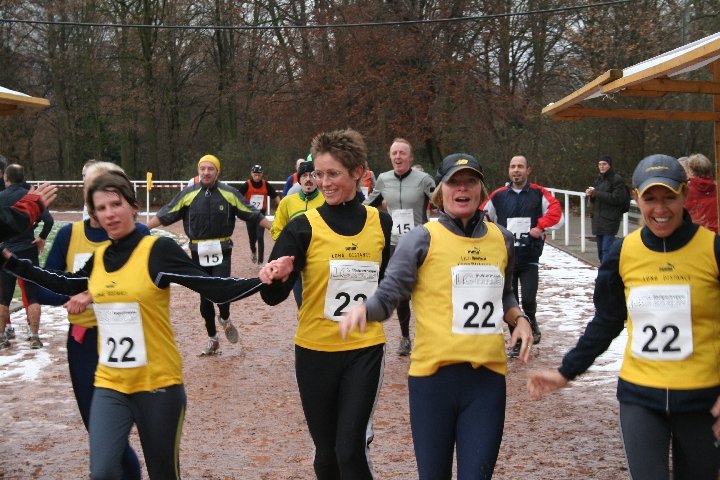 Teamhalbmarathon Britzer Garten 25. November 2007