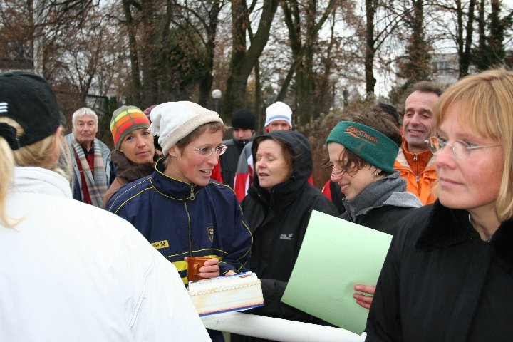 Teamhalbmarathon Britzer Garten 25. November 2007