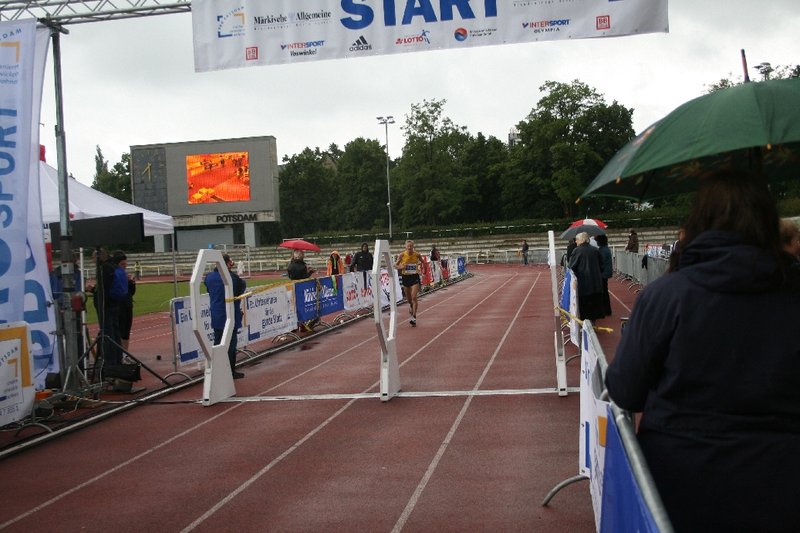 Zieleinlauf Marathon Manfred